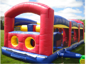 Inflatable 30 foot obstacle course