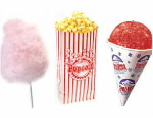 Concession Rental Cotton Candy Popcorn Sno Kones